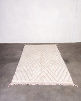 Modern designer handcrafted Berber rug from morocco Beniourain with beautiful colors and patterns