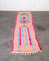 Modern designer handcrafted Berber rug from morocco Boujad with beautiful colors and patterns
