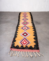 Moderner Designer handgefertigter Berber-Teppich aus Marokko Boujad mit wunderschönen Farben und Mustern