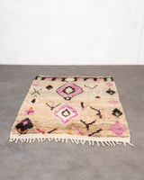 Modern designer handcrafted Berber rug from morocco Boujad with beautiful colors and patterns