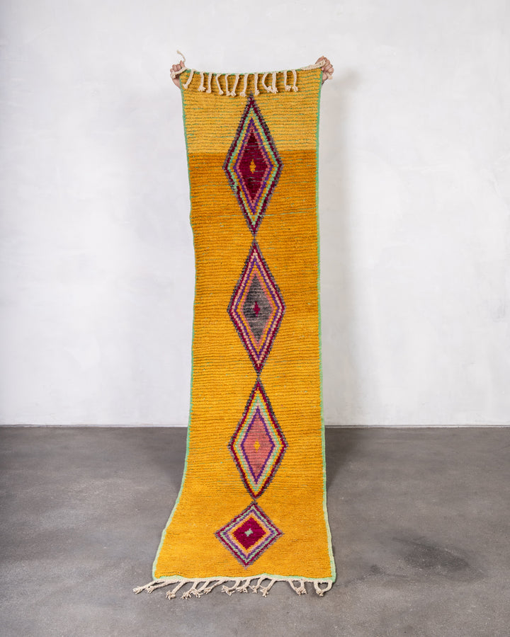 Modern designer handcrafted Berber rug from morocco Boujad with beautiful colors and patterns