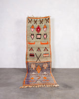 Moderner Designer handgefertigter Berber-Teppich aus Marokko Boujad mit wunderschönen Farben und Mustern