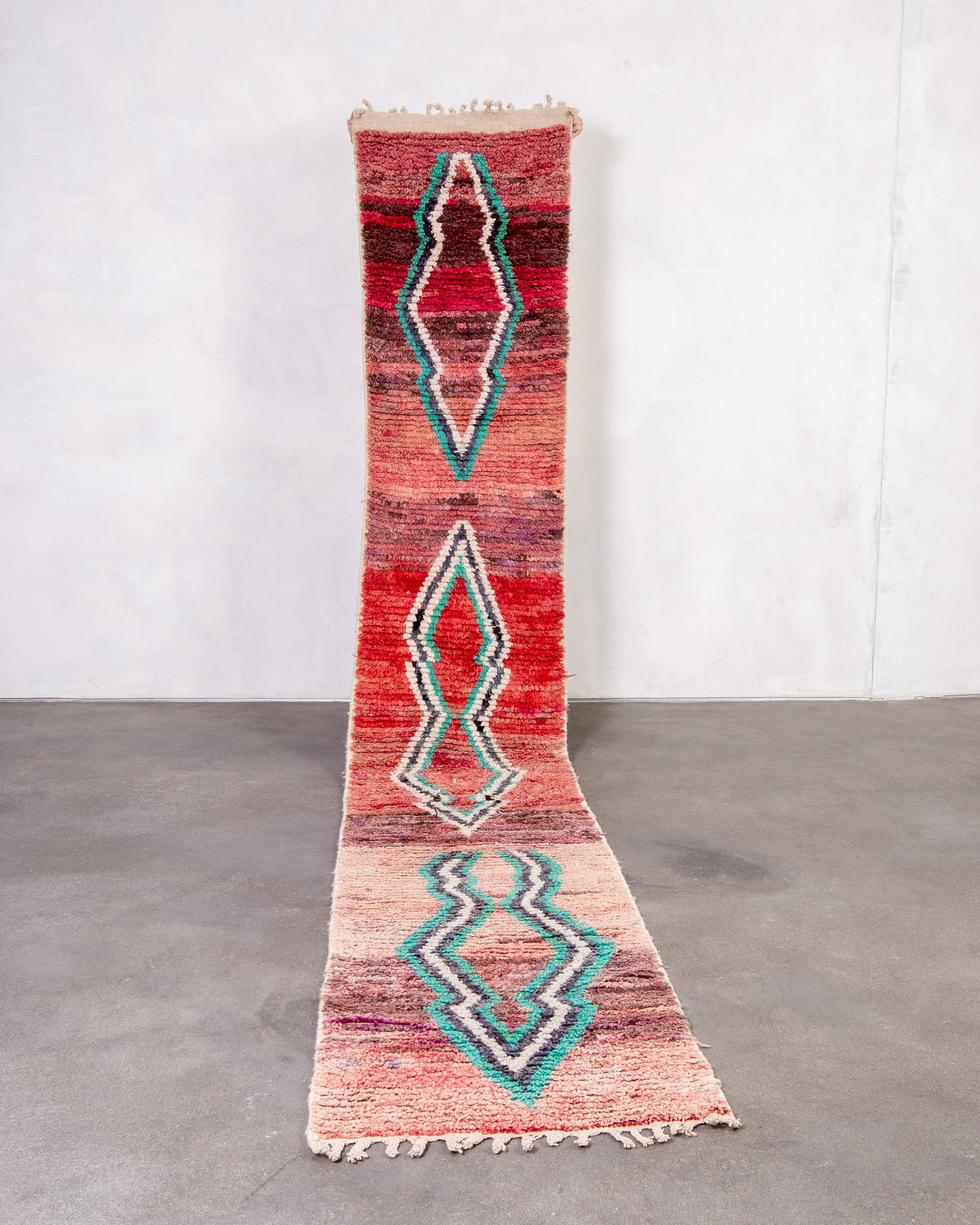 Modern designer handcrafted Berber rug from morocco Boujad with beautiful colors and patterns