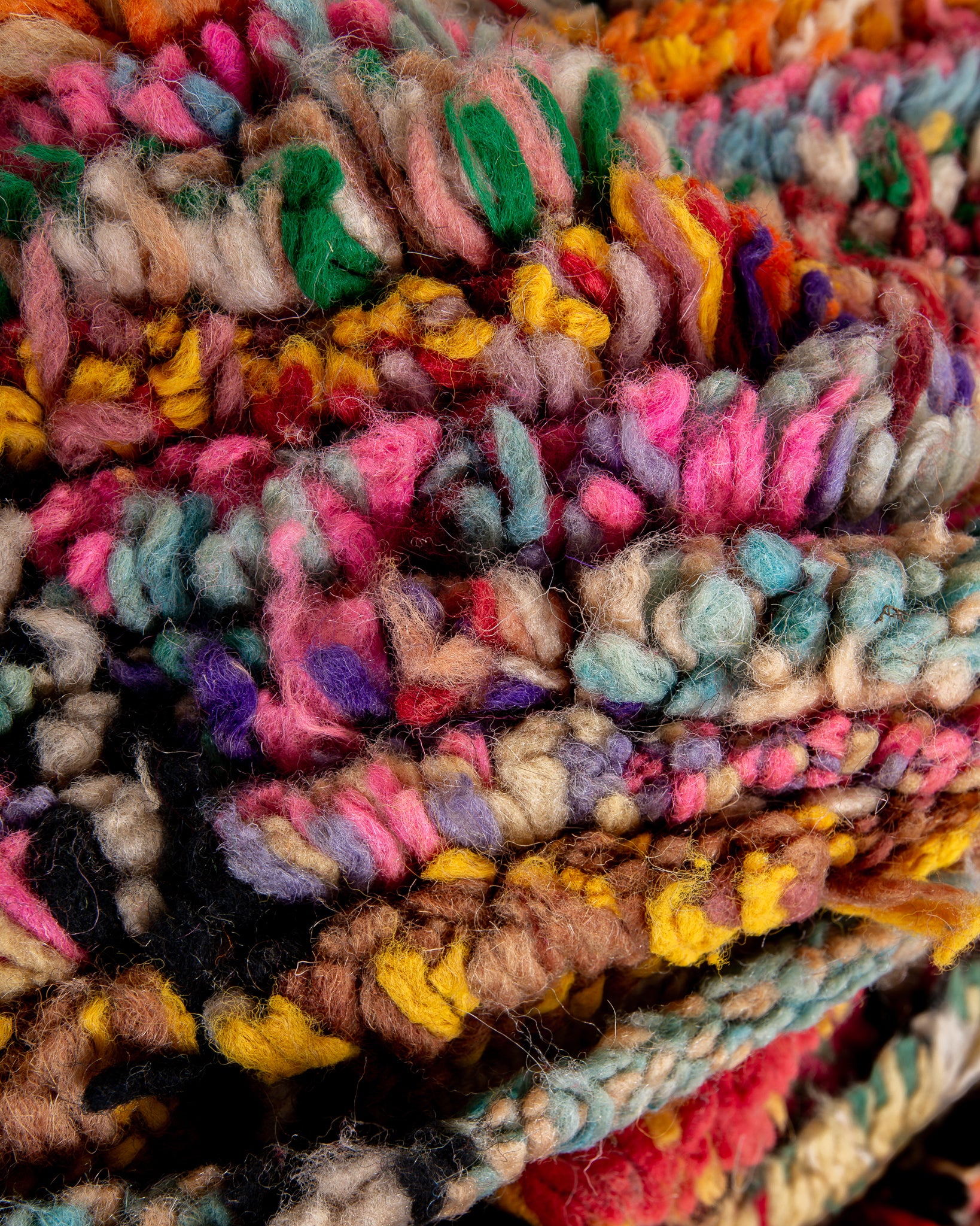 Modern designer handcrafted Berber rug from morocco Boujad with beautiful colors and patterns