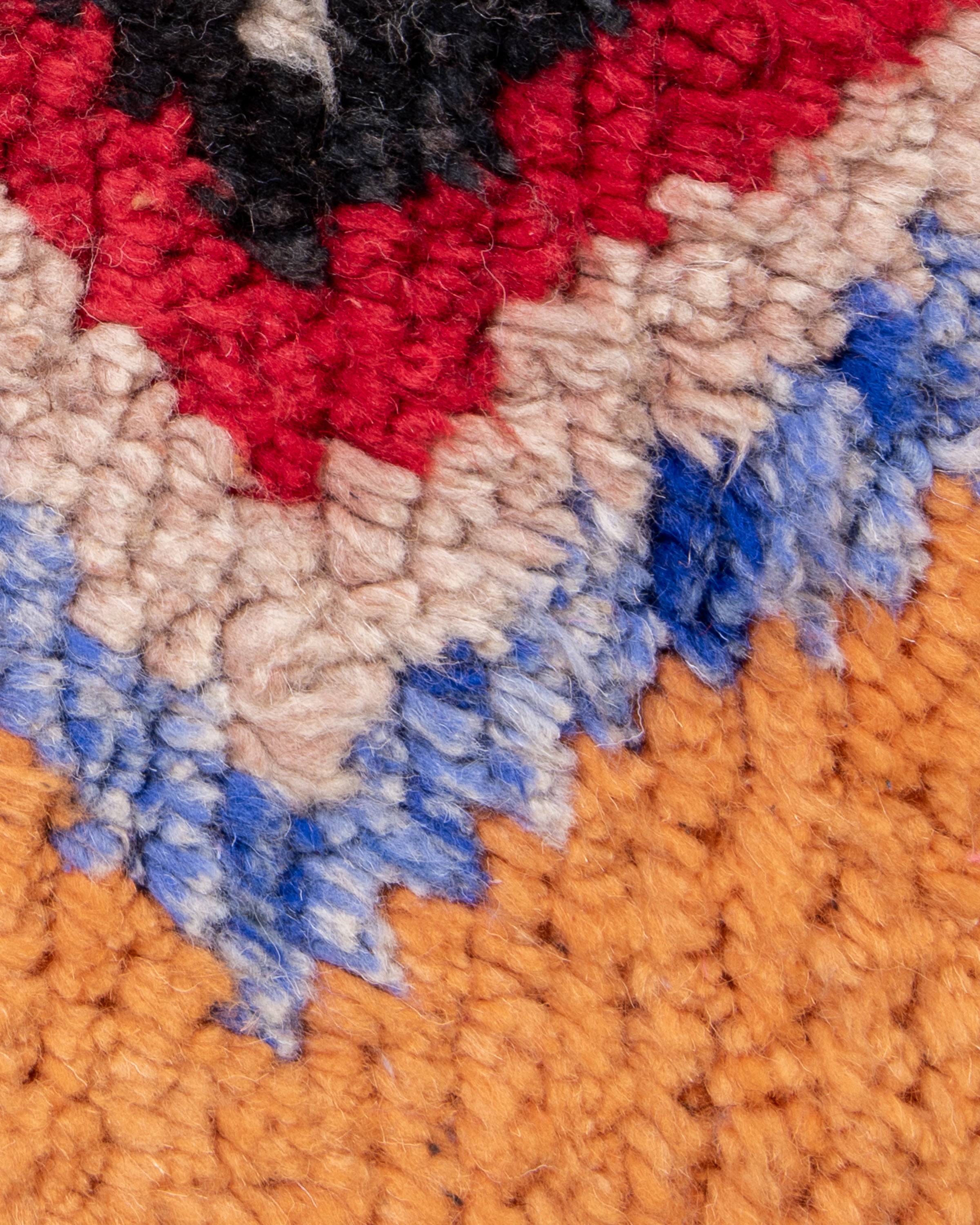 Modern designer handcrafted Berber rug from morocco Boujad with beautiful colors and patterns