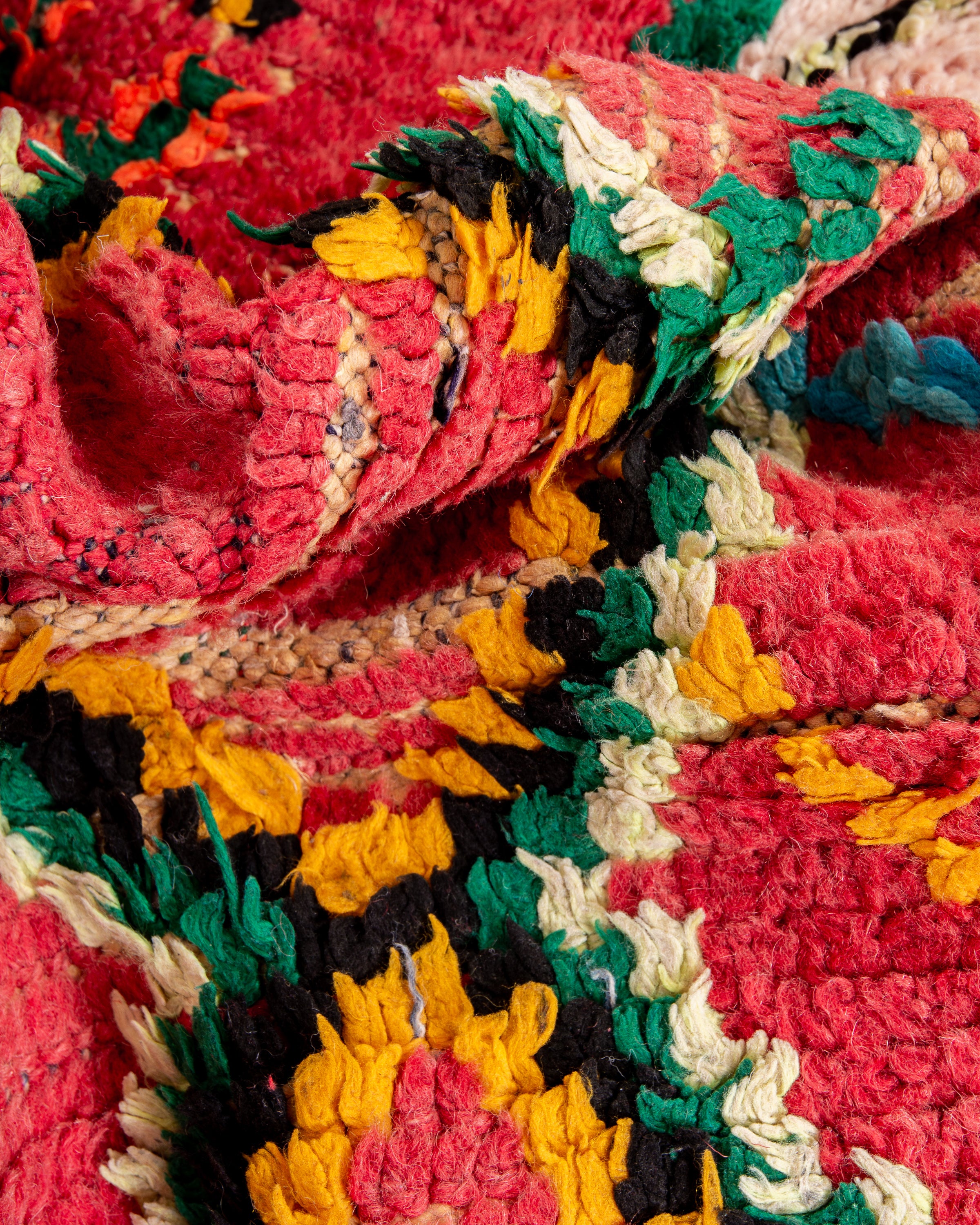 Modern designer handcrafted Berber rug from morocco Boujad with beautiful colors and patterns