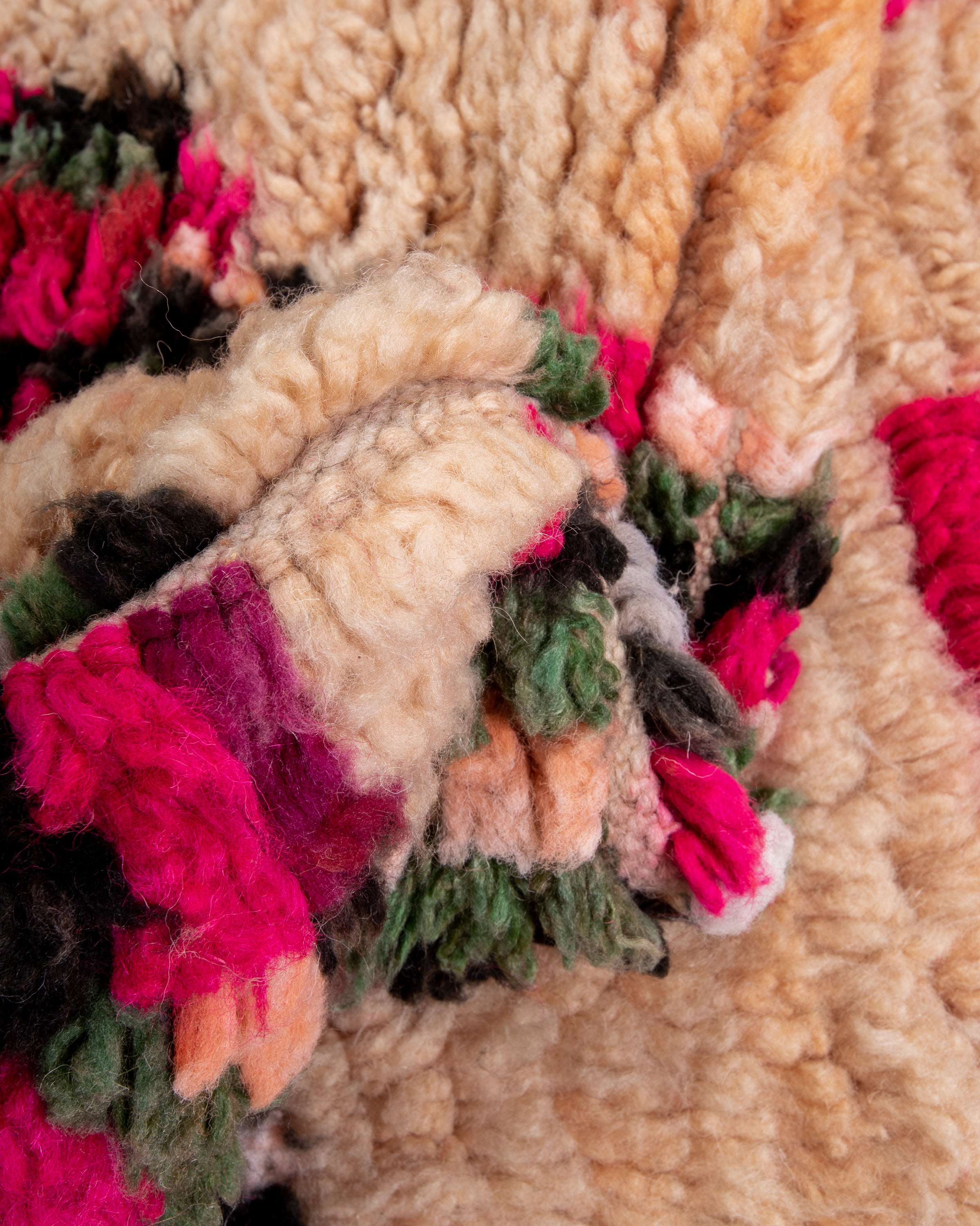 Modern designer handcrafted Berber rug from morocco Boujad with beautiful colors and patterns