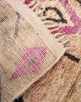 Modern designer handcrafted Berber rug from morocco Boujad with beautiful colors and patterns