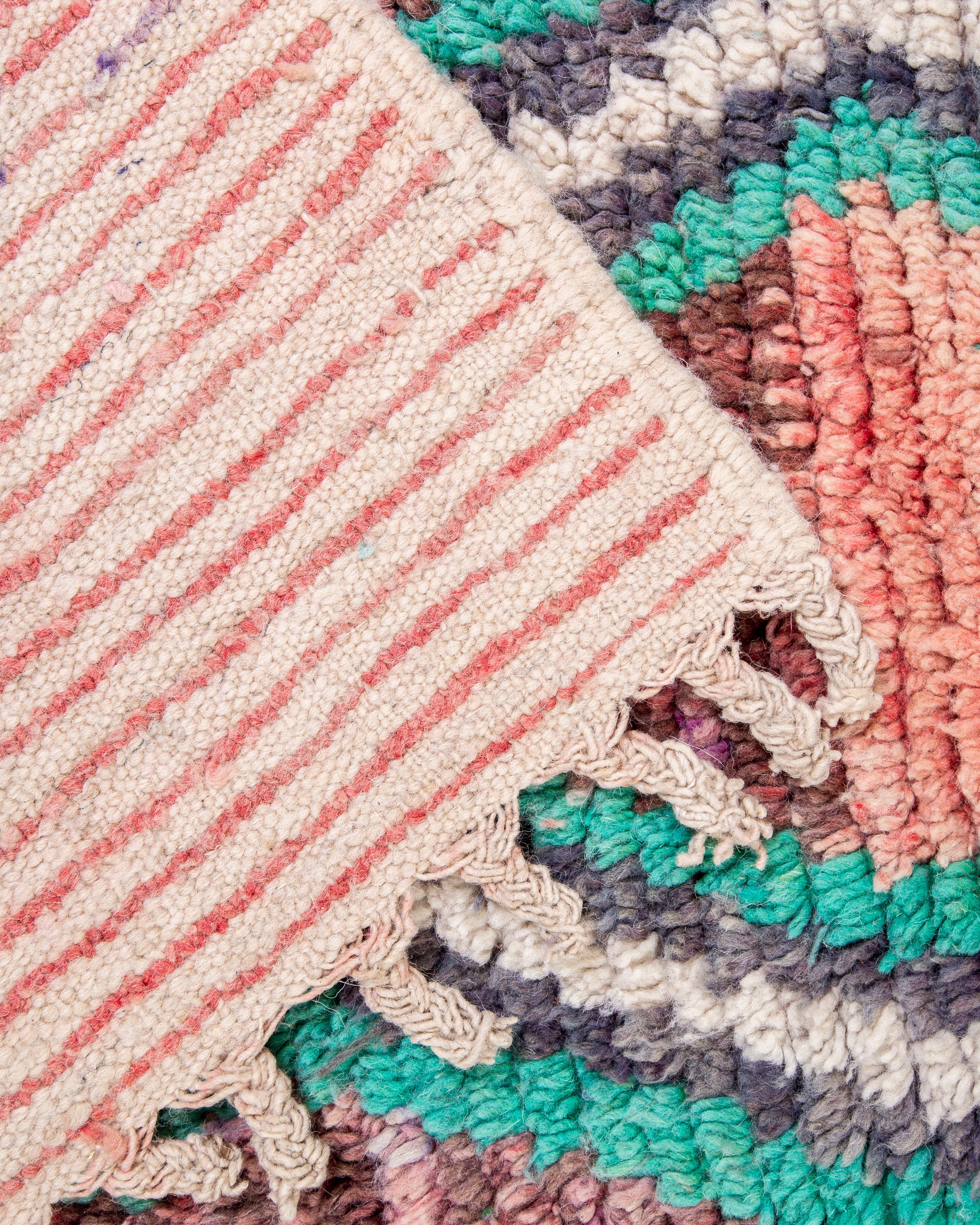 Modern designer handcrafted Berber rug from morocco Boujad with beautiful colors and patterns